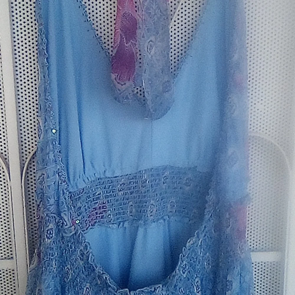 Eci Of New York Halter 100 Percent Off Silk  Sundress  Size Is 8 - Picture 5 of 7
